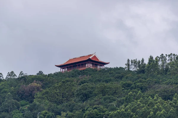 Paisaje Rural Después Lluvia Casas Montañas Verdes Ríos —  Fotos de Stock