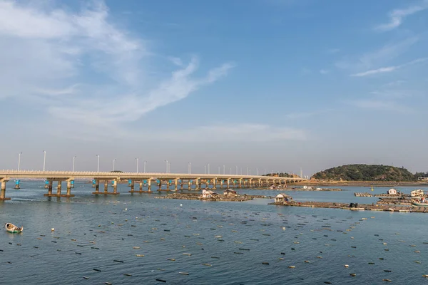 Muelle Inacabado Puente Que Cruza Mar — Foto de Stock