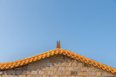 Geleneksel Çin Budist Mimarisinin saçakları ve köşeleri