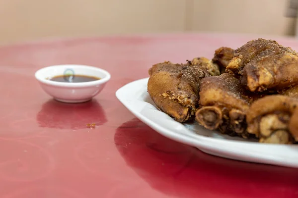 Los Platos Banquete Tradicionales Chinos Son Hermosos Fragantes Deliciosos —  Fotos de Stock