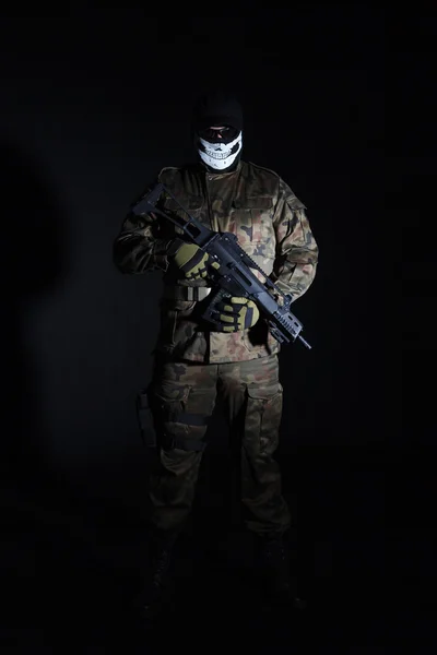 Antiterrorist - studio shot — Stock Photo, Image