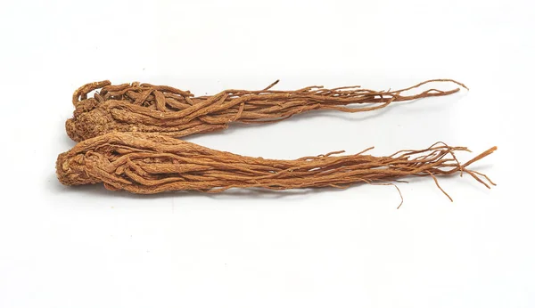 Angelica Sinensis Çin Tıbbında Kullanılan Bitkisel Malzemeler — Stok fotoğraf