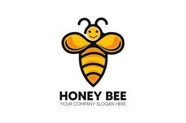 Bal Arısı Logosu Tasarım Şablonu