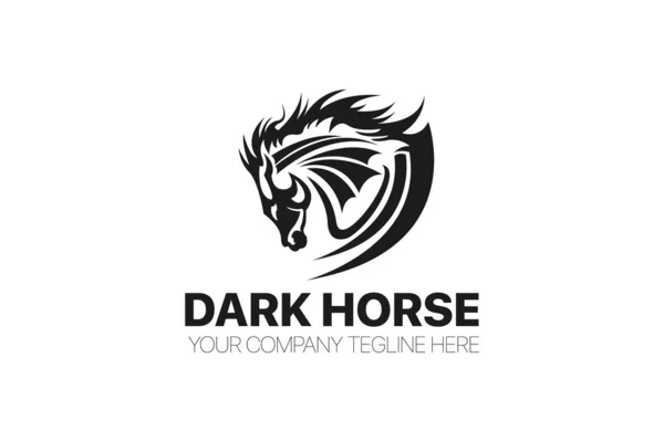 Dark Horse Logo Tasarım Şablonu