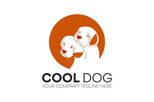 Cool Dog Logo Tasarım Şablonu