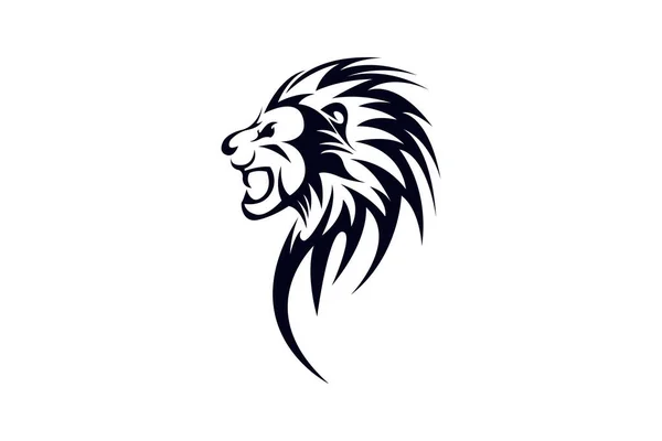 Aslan Hayvanı Logosu Tasarım Şablonu