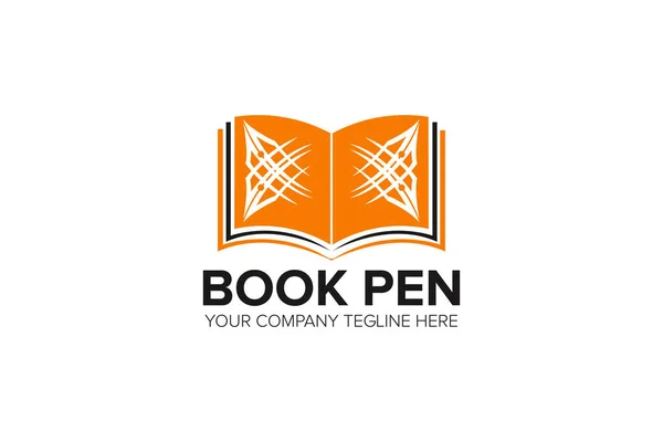 Yaratıcı Kitap Kalem Logosu Tasarımı