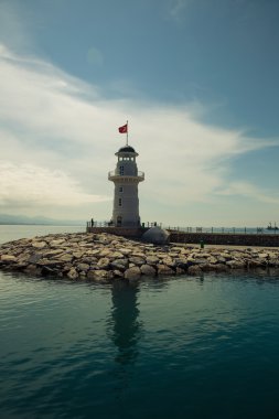 Türkiye, Alanya, deniz feneri, seyahat yerler, kule, doğa