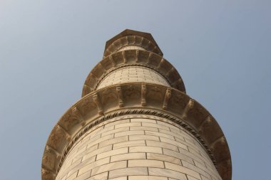 Tac Mahal 'in bir parçası. Dünyanın Yedi Harikası. Hindistan