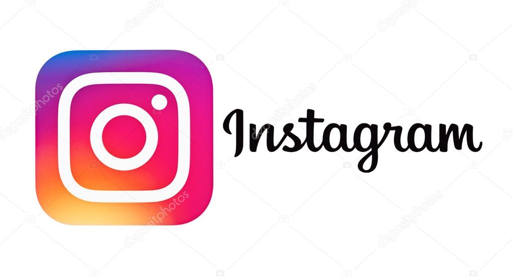 New Instagram Logotype Camera Icon New Colourful Logo Printed On Paper Stock Editorial Photo C Tanuha01