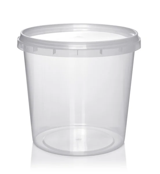 Plastic container for foodstuffs. — Stock Photo, Image