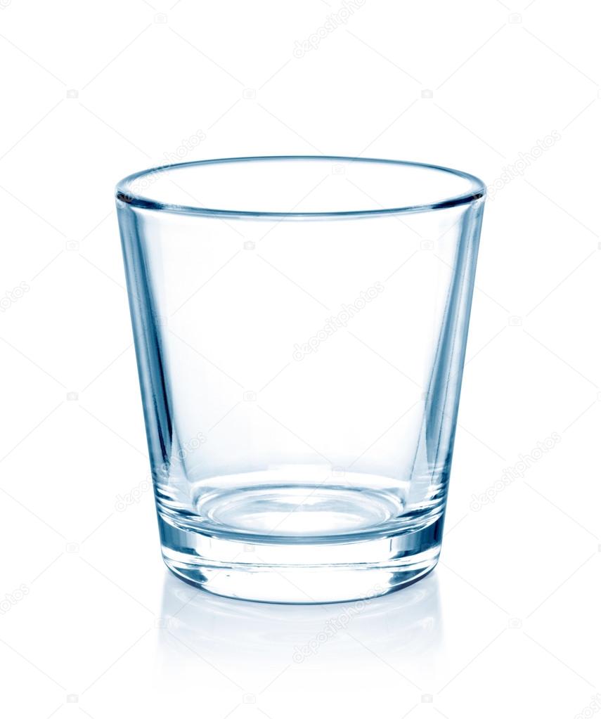 Empty glass.