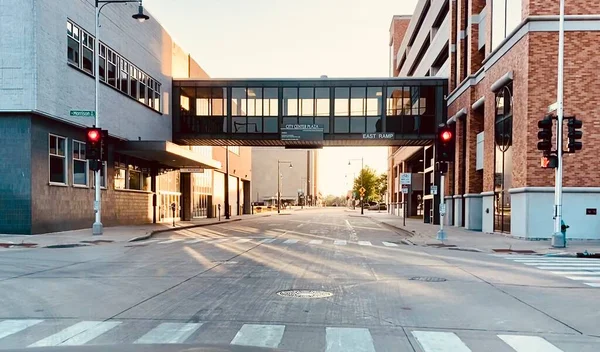 Downtown City Center Plaza — Stock Photo, Image