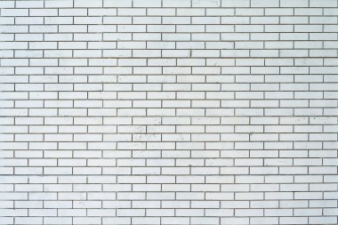 Beyaz tuğla duvarlar. İnşaat arkaplanı.