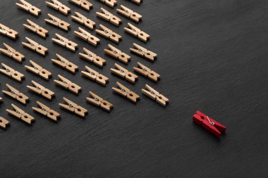 Liderlik kavramı. Muhalefet. Kalabalığa karşı bir tane. Herkes gibi değil, özel.