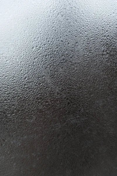 Szkło Okienne Kroplami Wody Streszczenie Szarego Tła Kroplami Plamami Rama — Zdjęcie stockowe