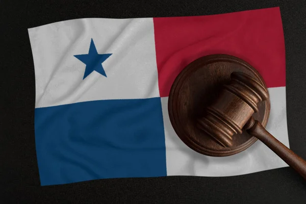 Судді Молот Прапор Республіки Панама Закон Справедливість Конституційне Право — стокове фото
