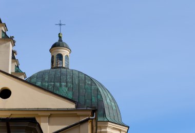 Meryem Ana (Latince Katedrali) varsayımı katedral kubbe. Lvov