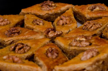 Bal Baklava, geleneksel Türk tatlılar. Rombus