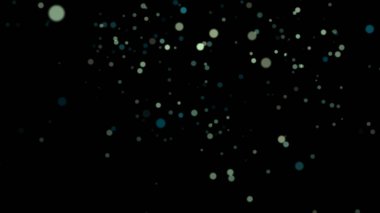 Blue and white circle bokeh science technology background - computer illustration graphic abstract backdrop concept