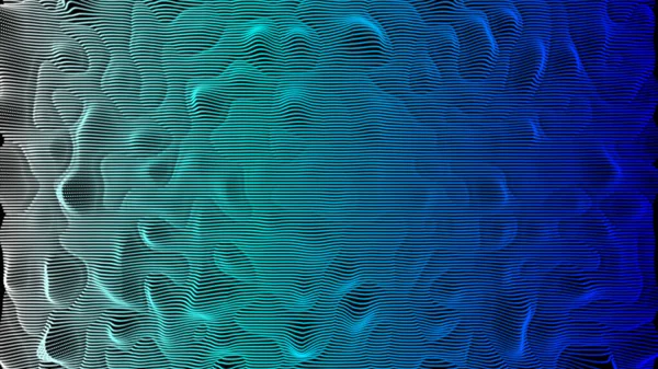 Blue Waving Liquid Surface Background Computer Illustration Graphic Science Background — 스톡 사진