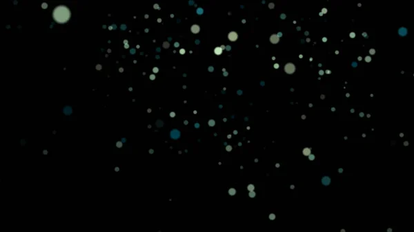 Blue White Circle Bokeh Science Technology Background Εικονογράφηση Υπολογιστή — Φωτογραφία Αρχείου