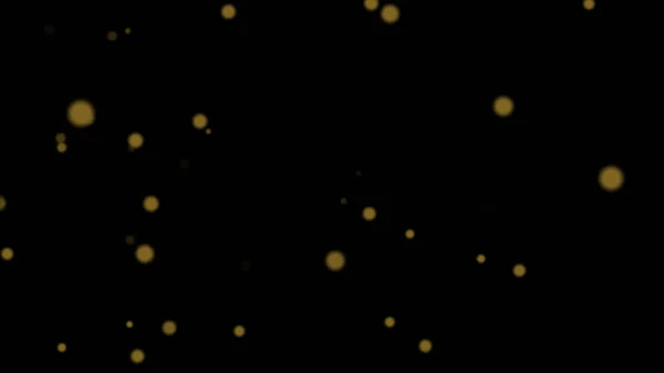 Μαλακή Εστίαση Μικρό Χρυσό Bokeh Πάνω Από Μαύρο Φόντο Εικονογράφηση — Φωτογραφία Αρχείου