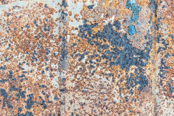 Antigua textura de la superficie de la pared oxidada — Foto de Stock