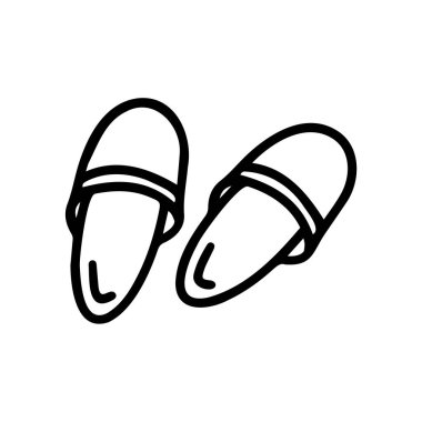 Beyaz arka planda izole edilmiş rahat ev terlikleri. Tasarım posteri, ambalaj, kartpostal ve diğerleri için İskandinav unsurları. El çizimleri ve karalamalar, evde kalıp koronavirüsle ilgilenin..