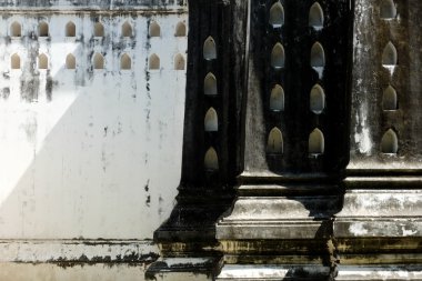 Bir antika duvar doku