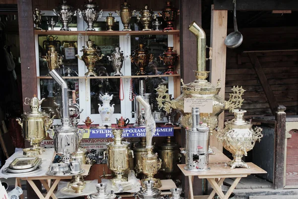 Flohmarkt in Moskau, Russland — Stockfoto