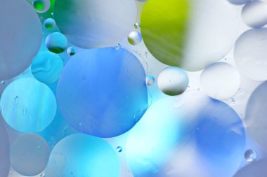 Işık kabarcıklar. Soyut resim