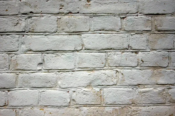 Vieja pared de ladrillo blanco —  Fotos de Stock