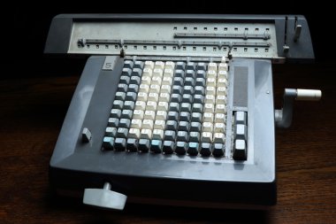 Mekanik hesap makinesi klavye