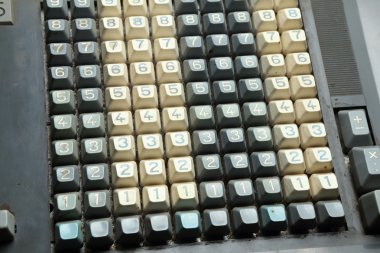 Mekanik hesap makinesi klavye 