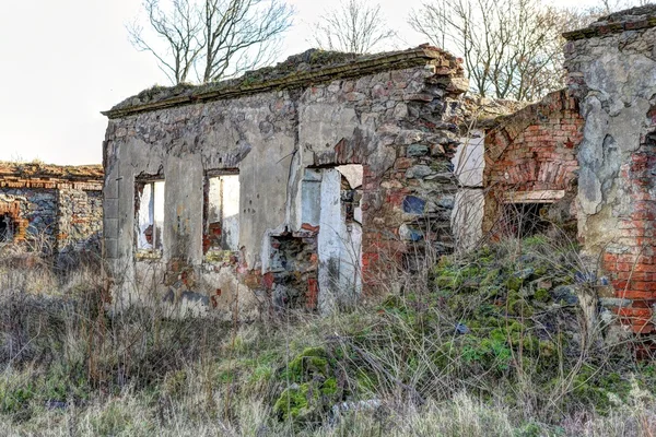 Manor remains wall — Stock Photo, Image