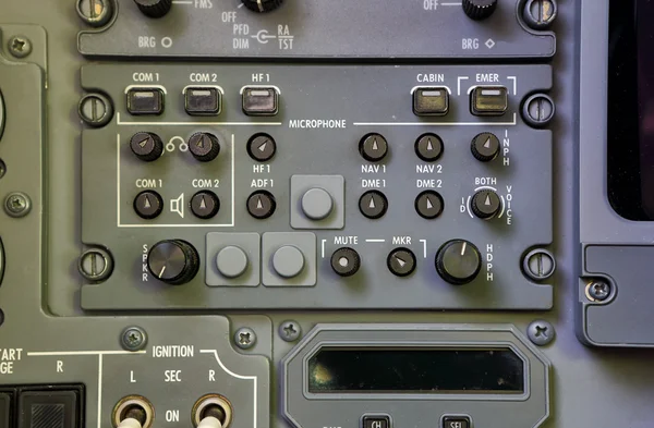 Cockpit radio control panel