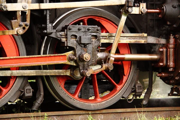Ångamotorn hjul — Stockfoto