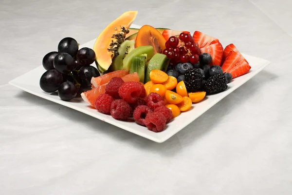 Fruit plate overall — Stock Photo, Image