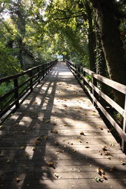 Kurtlar Vadisi üzerinde ahşap köprü