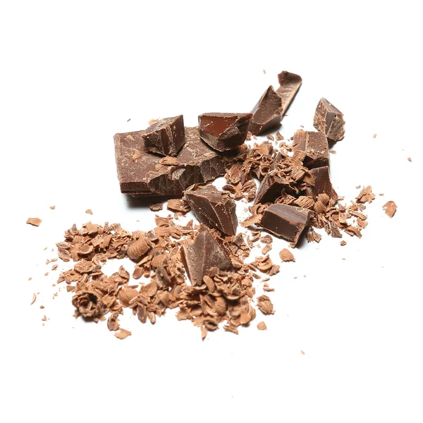 Stecklinge und Späne aus Schokolade — Stockfoto