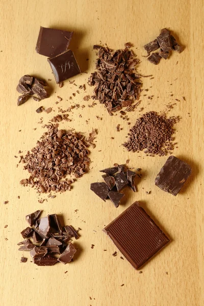 Hügel aus Schokolade — Stockfoto
