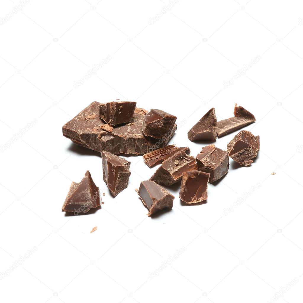 Brown chocolate cuttings