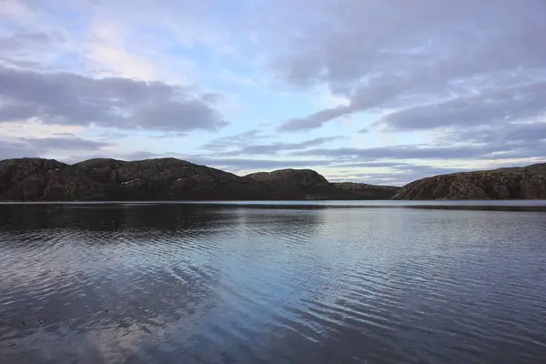 Берег Кольского Полуострова Баренцево Море — стоковое фото