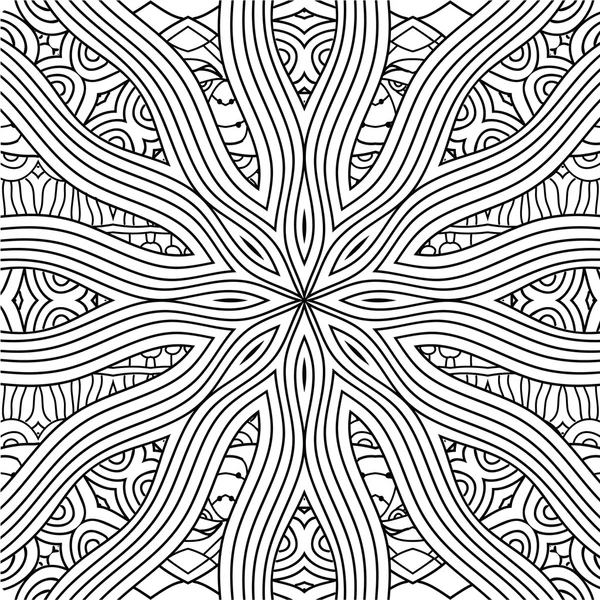 Boyama kitabı yetişkinler için. Soyut desenler ve mandala