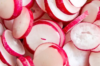 dilimlenmiş turp portre