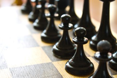 Satranç oyun portre 