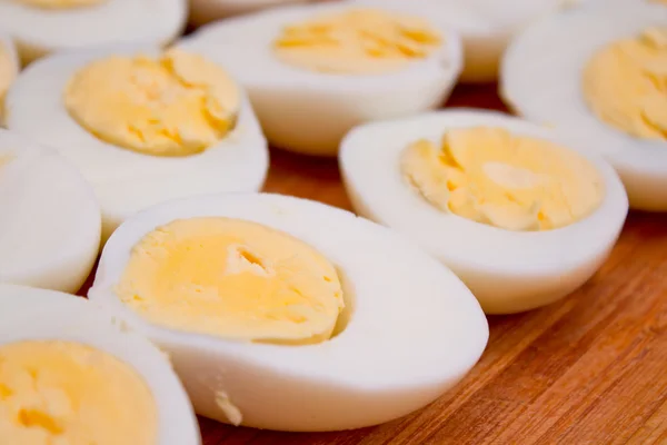 Варені яйця крупним планом — стокове фото