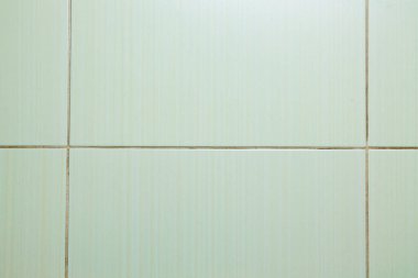 Yeşil fayanslı zemin temiz durumda ve zemin için ızgara çizgileri var