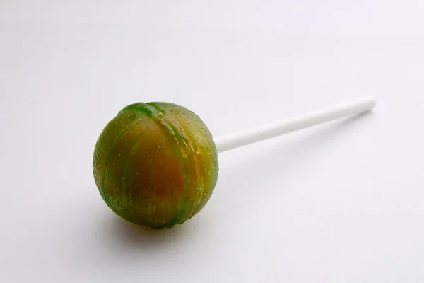 Lollipop hijau close-up — Stok Foto